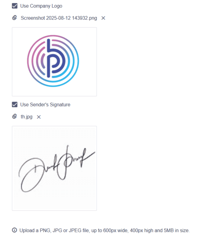Upload-Sender-Signature