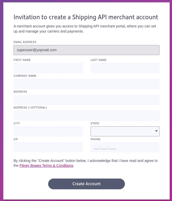 Create Merchant Account
