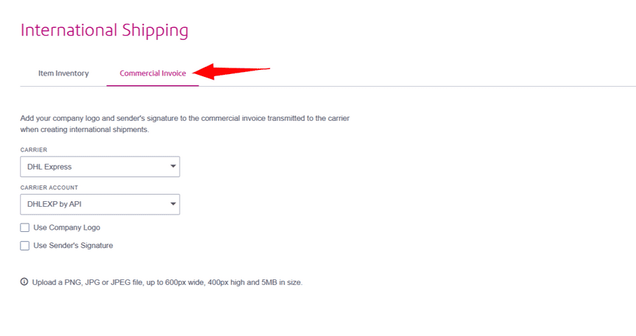 International-Shipment-Commercial-Invoice