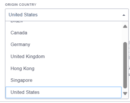 Origin Country